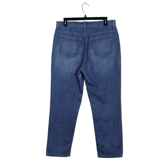 Gloria Vanderbilt Amanda High Rise Tapered Stretch Jeans Blue Med Wash Size 12 - Picture 4 of 7